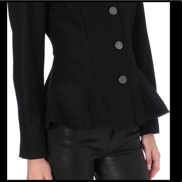 Ted Baker Embellished Peplum Wool/Cashmere Coat - Picture 5 of 9